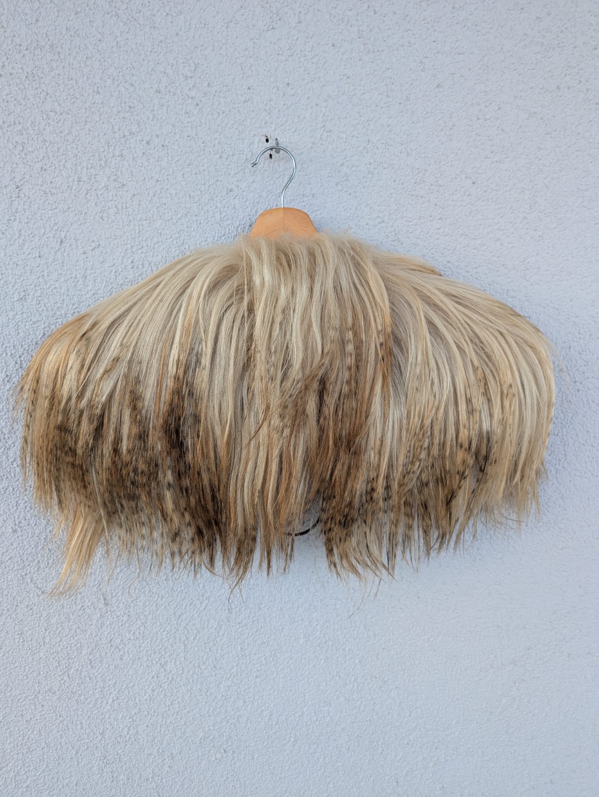 Schulterfell – Fell für Wikinger - Viking Fell - Krieger Fell - Bekleidung mit Fell - Vikings - GOT - Einzelstück 819