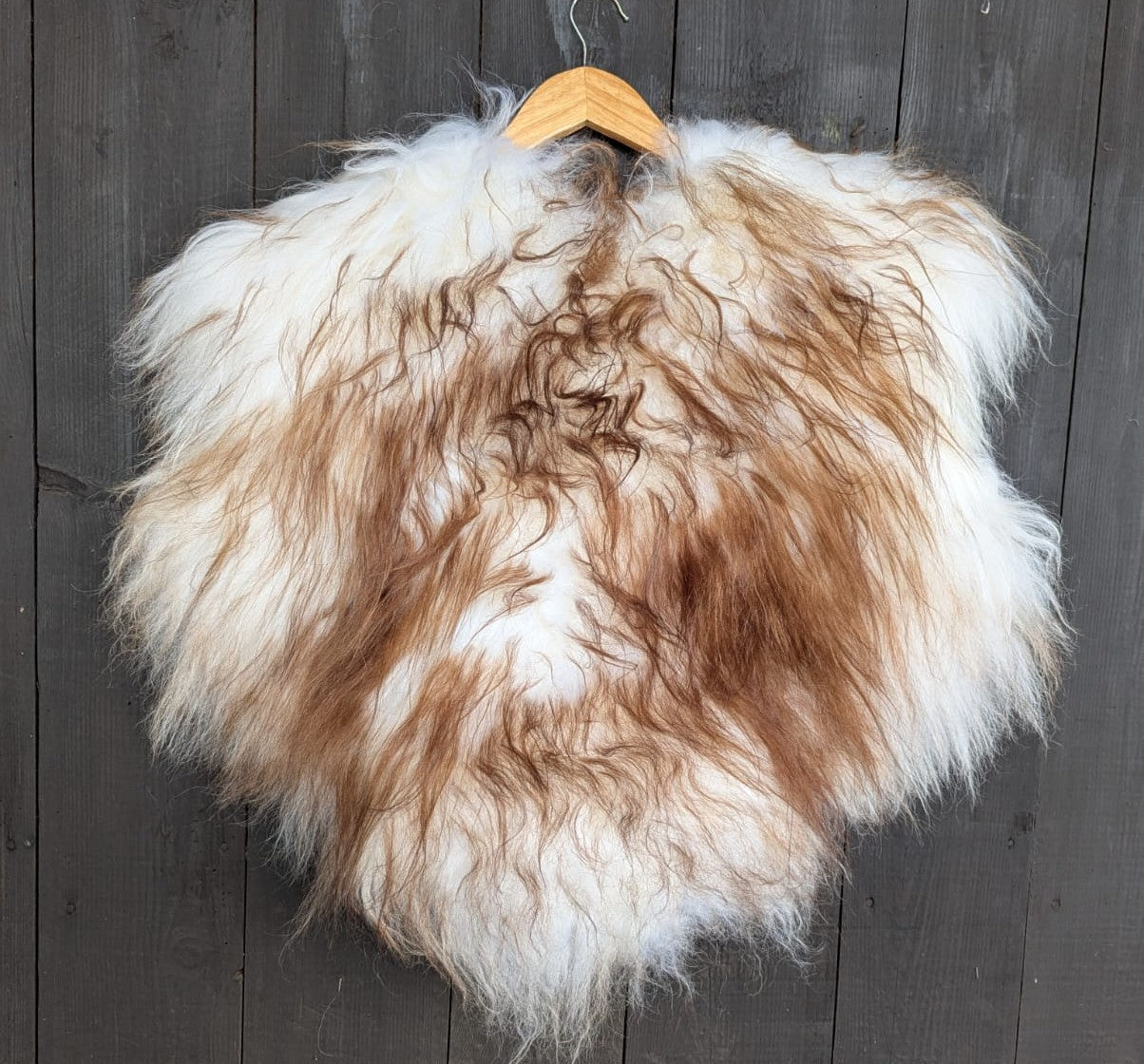 Fellumhang XL – Fell für Wikinger - Viking Fell - Krieger Fell - Bekleidung mit Fell - Vikings - GOT - Einzelstück 944