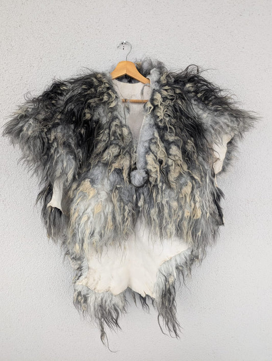 Fellumhang - Fell für Wikinger - Viking Fell - Krieger Fell - Bekleidung mit Fell - Vikings - GOT - Einzelstück 803