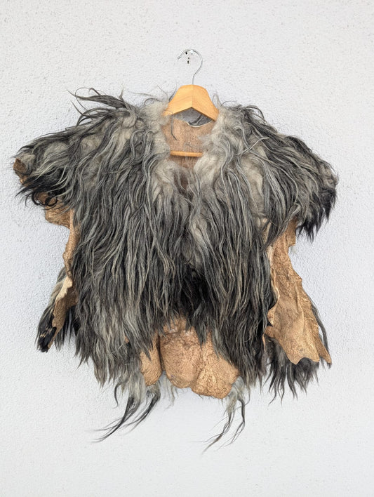 Fellumhang - Fell für Wikinger - Viking Fell - Krieger Fell - Bekleidung mit Fell - Vikings - GOT - Einzelstück 806