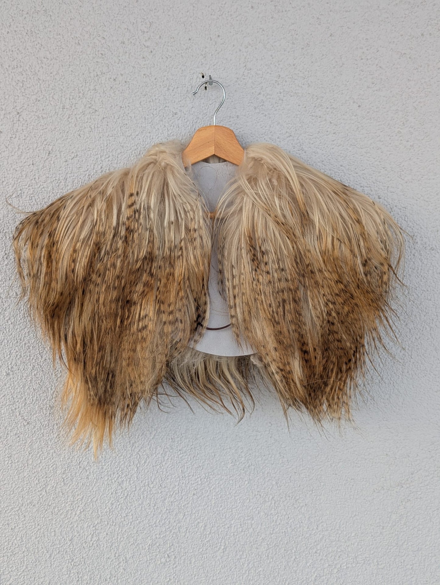 Schulterfell – Fell für Wikinger - Viking Fell - Krieger Fell - Bekleidung mit Fell - Vikings - GOT - Einzelstück 814