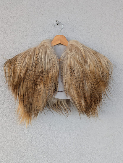 Schulterfell – Fell für Wikinger - Viking Fell - Krieger Fell - Bekleidung mit Fell - Vikings - GOT - Einzelstück 814