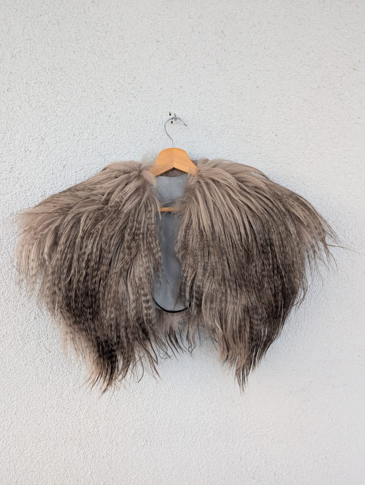 Schulterfell – Fell für Wikinger - Viking Fell - Krieger Fell - Bekleidung mit Fell - Vikings - GOT - Einzelstück 816