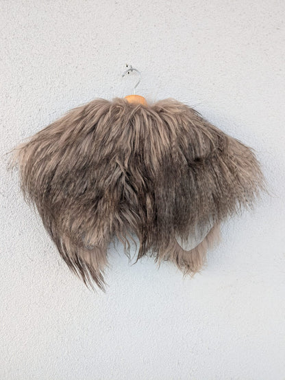 Schulterfell – Fell für Wikinger - Viking Fell - Krieger Fell - Bekleidung mit Fell - Vikings - GOT - Einzelstück 816