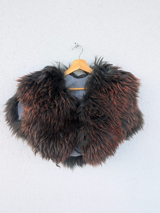 Schulterfell – Fell für Wikinger - Viking Fell - Krieger Fell - Bekleidung mit Fell - Vikings - GOT - Einzelstück 822