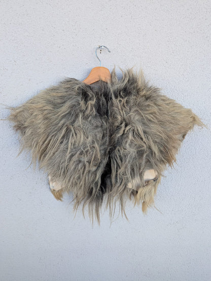 Schulterfell – Fell für Wikinger - Viking Fell - Krieger Fell - Bekleidung mit Fell - Vikings - GOT - Einzelstück 828