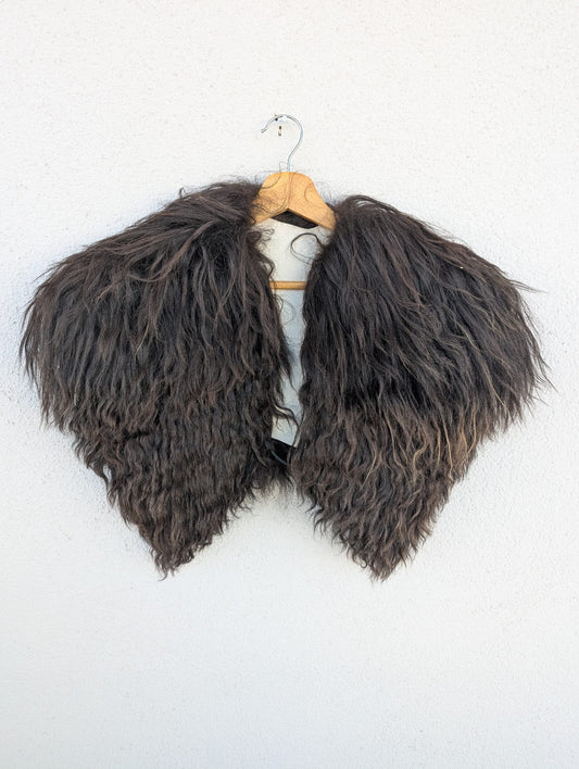 Schulterfell – Fell für Wikinger - Viking Fell - Krieger Fell - Bekleidung mit Fell - Vikings - GOT - Einzelstück 829