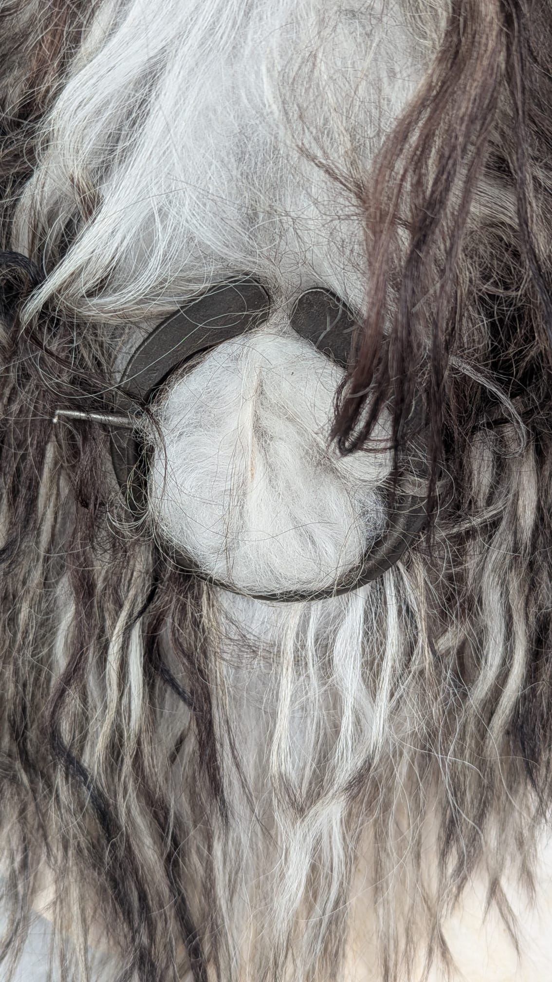 Viking Fur Cloak – Real Sheepskin Shoulder Cape – Wikinger Schulterfell – One of a Kind – Item 860