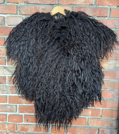 Großer Fellumhang XL - Fell für Wikinger - Viking Fell - Krieger Fell - Bekleidung mit Fell- Vikings- GOT - Einzelstück 917