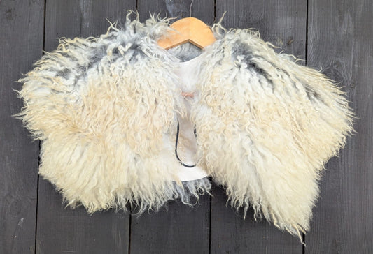 Schulterfell - Fell für Wikinger - Viking Fell - Krieger Fell - Bekleidung mit Fell- Vikings- GOT - Einzelstück 918