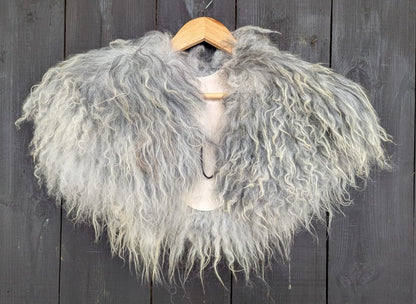 Schulterfell - Fell für Wikinger - Viking Fell - Krieger Fell - Bekleidung mit Fell- Vikings- GOT - Einzelstück 919