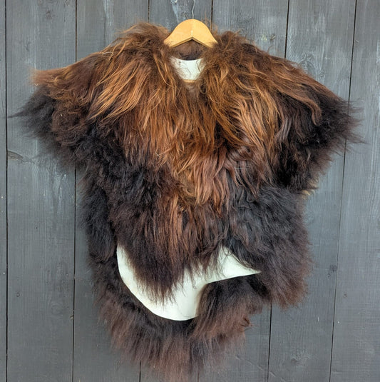 Fellumhang - Fell für Wikinger - Viking Fell - Krieger Fell - Bekleidung mit Fell- Vikings- GOT - Einzelstück 922