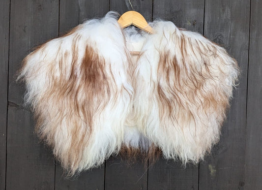Schulterfell - Fell für Wikinger - Viking Fell - Krieger Fell - Bekleidung mit Fell- Vikings- GOT - Einzelstück 935