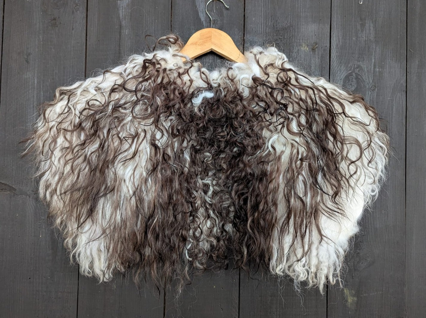 Schulterfell XL - Fell für Wikinger - Viking Fell - Krieger Fell - Bekleidung mit Fell- Vikings- GOT - Einzelstück 936