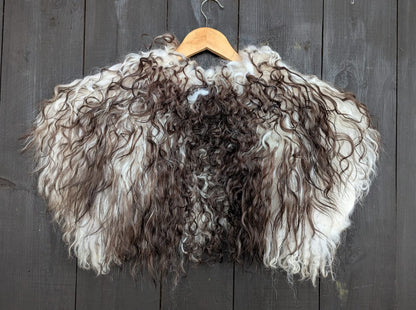 Schulterfell XL - Fell für Wikinger - Viking Fell - Krieger Fell - Bekleidung mit Fell- Vikings- GOT - Einzelstück 936