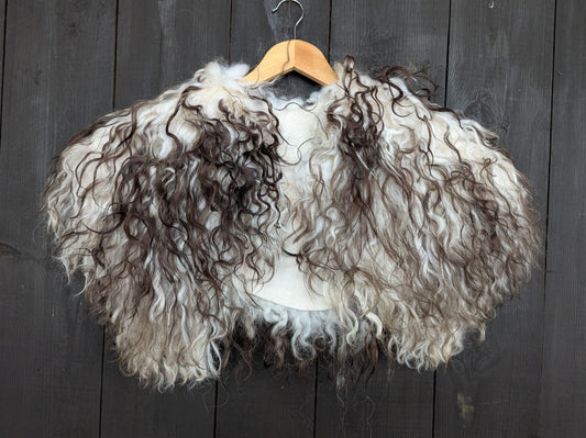 Schulterfell XL - Fell für Wikinger - Viking Fell - Krieger Fell - Bekleidung mit Fell- Vikings- GOT - Einzelstück 936