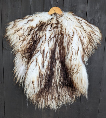 Großer Fellumhang XL - Fell für Wikinger - Viking Fell - Krieger Fell - Bekleidung mit Fell- Vikings- GOT - Einzelstück 937