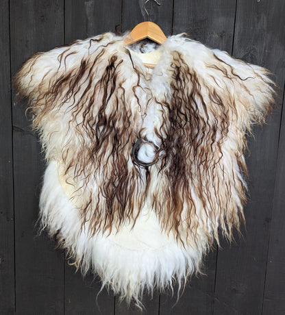 Großer Fellumhang XL - Fell für Wikinger - Viking Fell - Krieger Fell - Bekleidung mit Fell- Vikings- GOT - Einzelstück 937