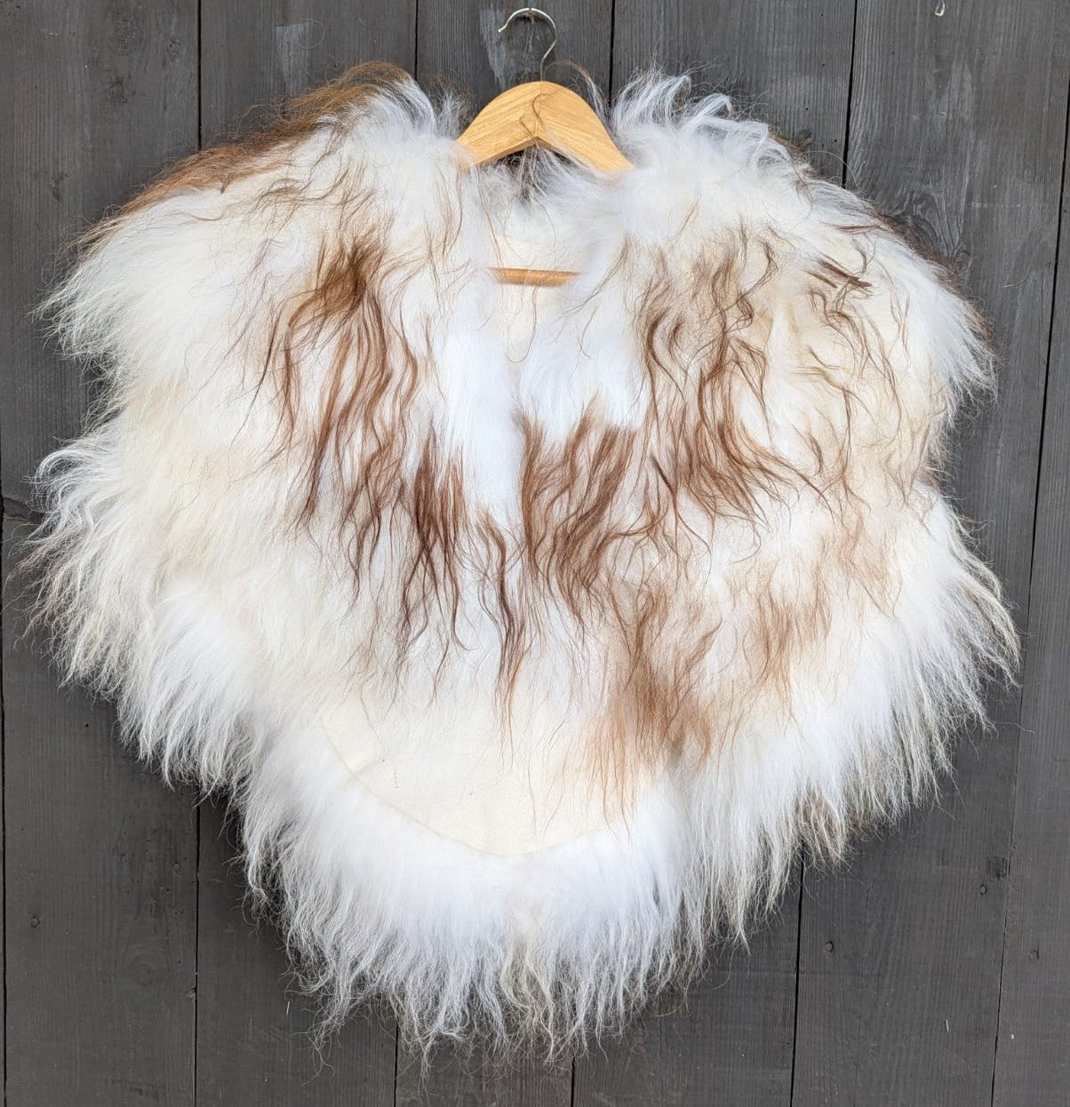 Fellumhang XL – Fell für Wikinger - Viking Fell - Krieger Fell - Bekleidung mit Fell - Vikings - GOT - Einzelstück 944