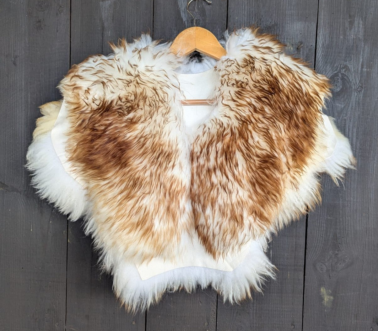 Schulterfell – Fell für Wikinger - Viking Fell - Krieger Fell - Bekleidung mit Fell - Vikings - GOT - Einzelstück 945