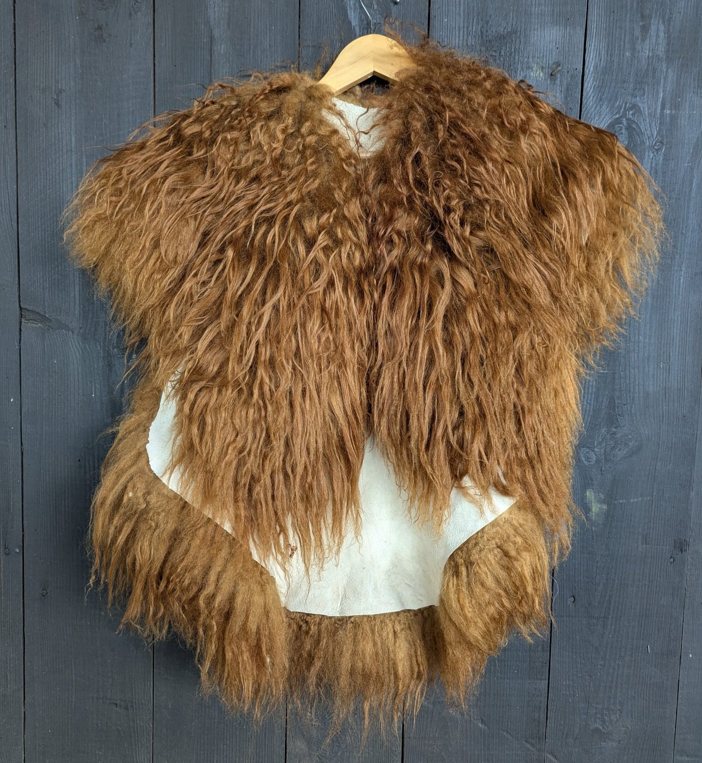 Fellumhang – Fell für Wikinger - Viking Fell - Krieger Fell - Bekleidung mit Fell - Vikings - GOT - Einzelstück 947