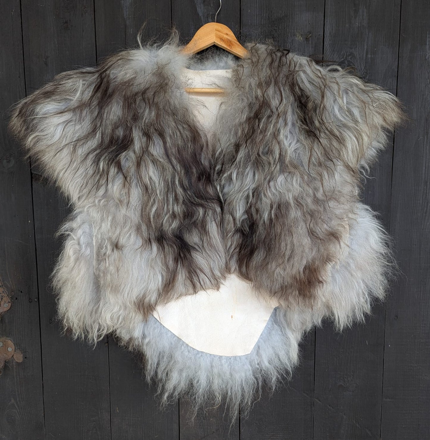 Fellumhang XXL – Fell für Wikinger - Viking Fell - Krieger Fell - Bekleidung mit Fell - Vikings - GOT - Einzelstück 949