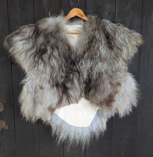 Fellumhang XXL – Fell für Wikinger - Viking Fell - Krieger Fell - Bekleidung mit Fell - Vikings - GOT - Einzelstück 949