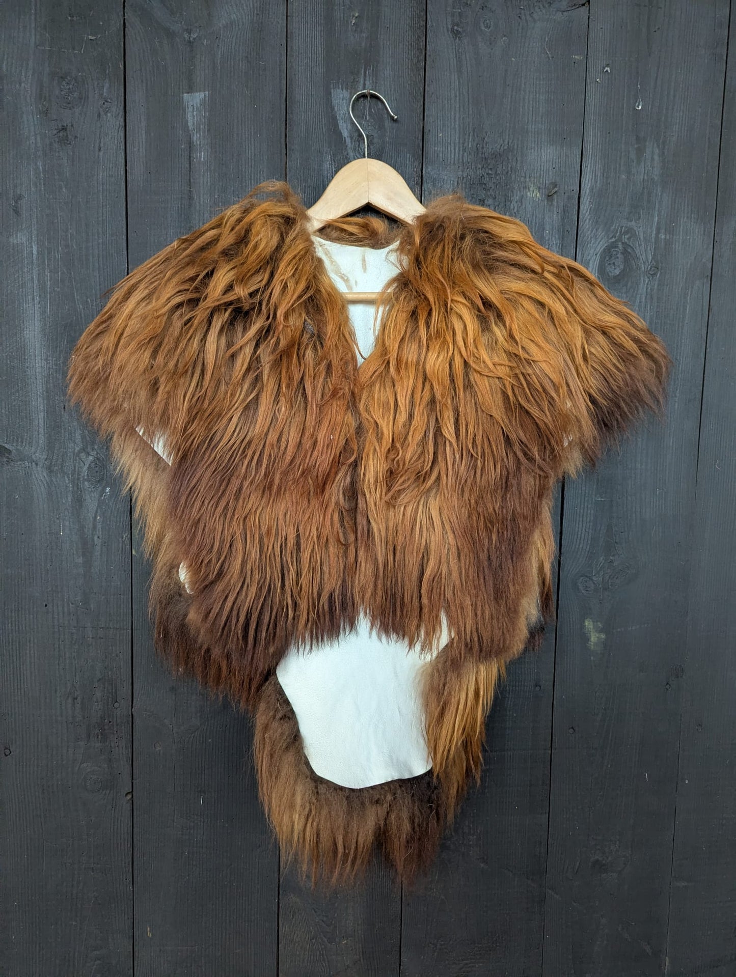 Fellumhang - Fell für Wikinger - Viking Fell - Krieger Fell - Bekleidung mit Fell - Vikings - GOT - Einzelstück 954