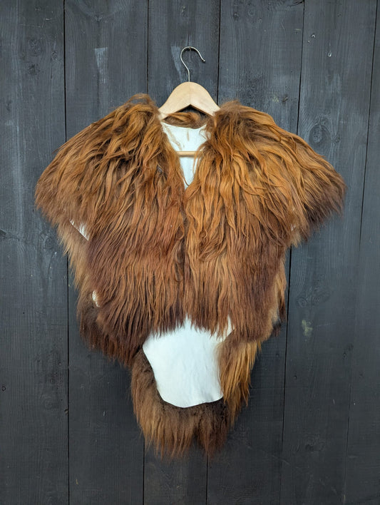 Fellumhang - Fell für Wikinger - Viking Fell - Krieger Fell - Bekleidung mit Fell - Vikings - GOT - Einzelstück 954