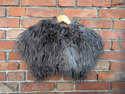 Schulterfell - Fell für Wikinger - Viking Fell - Krieger Fell - Bekleidung mit Fell - Vikings - GOT - Einzelstück 956