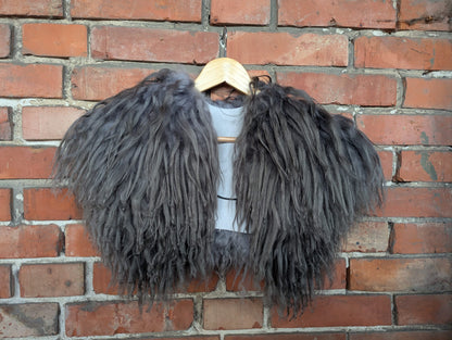 Schulterfell - Fell für Wikinger - Viking Fell - Krieger Fell - Bekleidung mit Fell - Vikings - GOT - Einzelstück 956