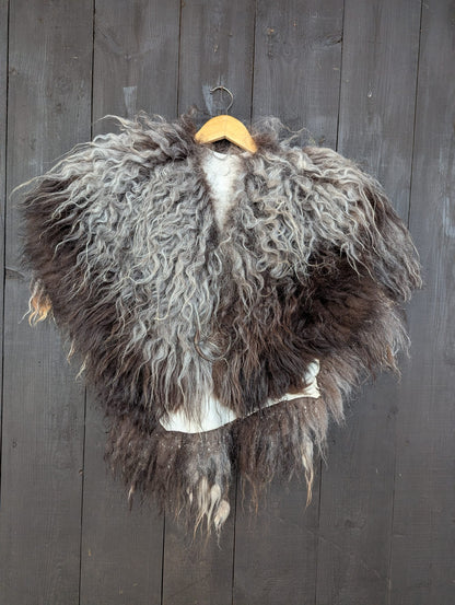 Fellumhang - Fell für Wikinger - Viking Fell - Krieger Fell - Bekleidung mit Fell - Vikings - GOT - Einzelstück 959