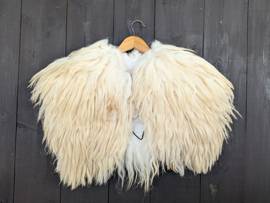 Schulterfell – Fell für Wikinger - Viking Fell - Krieger Fell - Bekleidung mit Fell - Vikings - GOT - Einzelstück 961