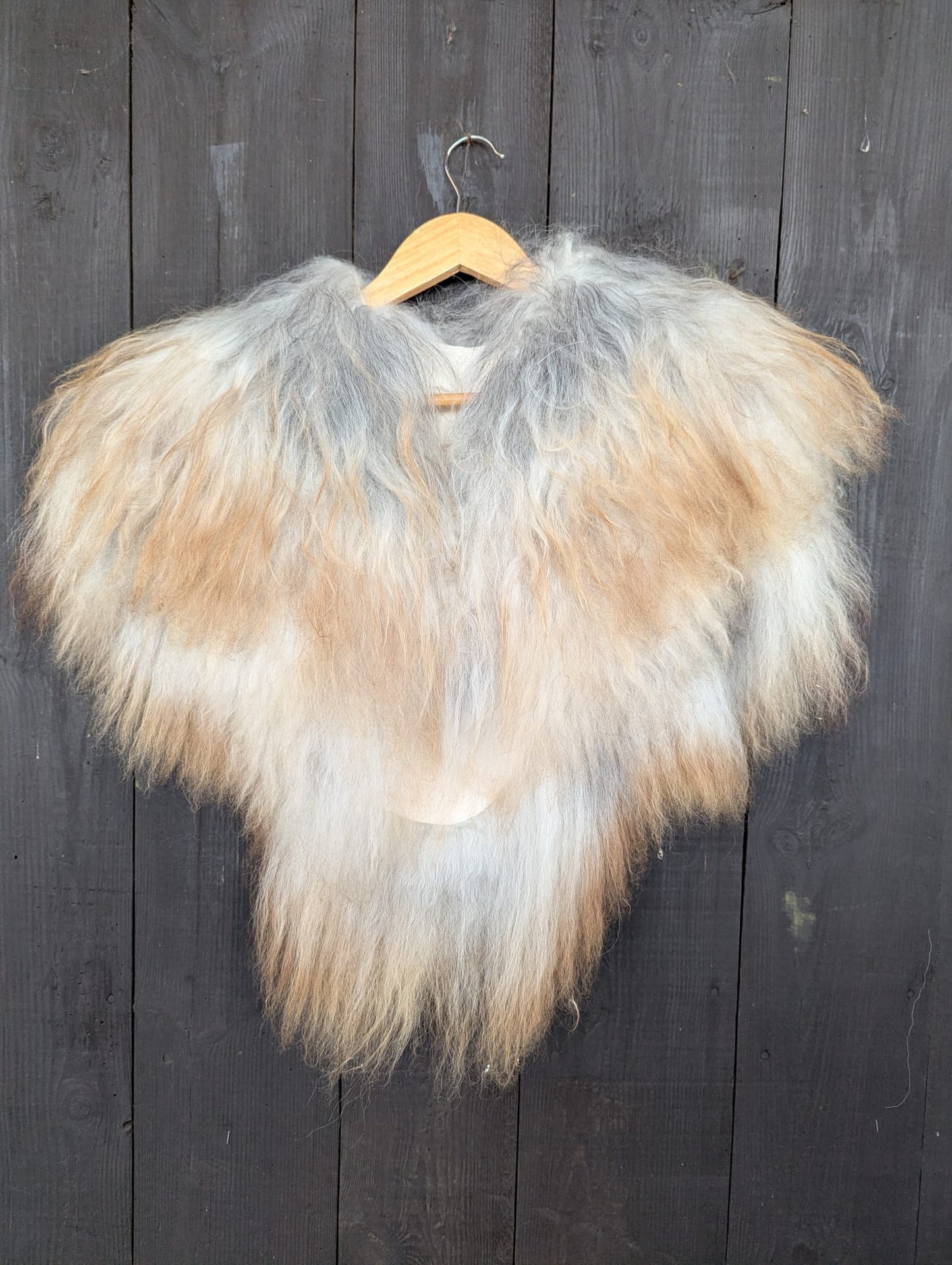 Fellumhang – Fell für Wikinger - Viking Fell - Krieger Fell - Bekleidung mit Fell - Vikings - GOT - Einzelstück 962