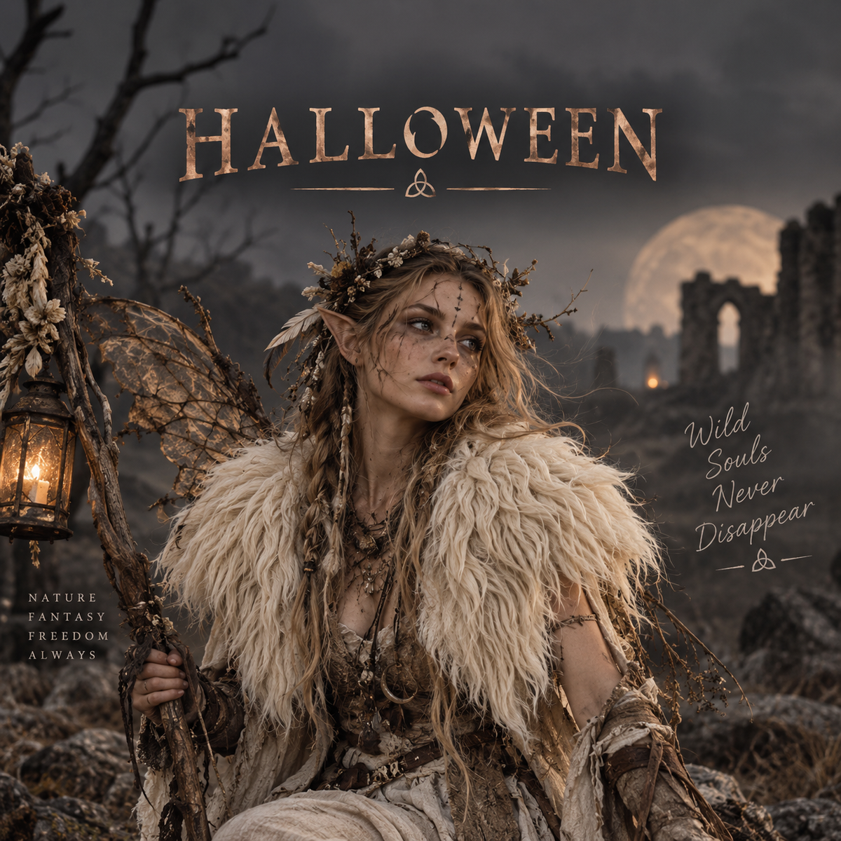 Viking Shoulder Fur Natural – Real Heidschnucke Sheepskin – Wikinger Schulterfell Klein – Mittelalter – Einzelstück H19