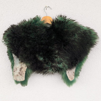 Viking Shoulder Fur – Real Sheepskin Shoulder Cape  – Wikinger Schulterfell- One of a Kind – S7a
