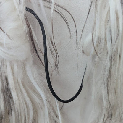 Viking Shoulder Fur – Real Sheepskin Shoulder Cape  – Wikinger Schulterfell- One of a Kind – S4